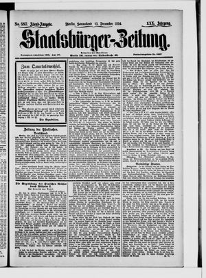 Staatsbürger-Zeitung vom 15.12.1894