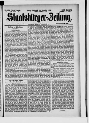 Staatsbürger-Zeitung vom 19.12.1894