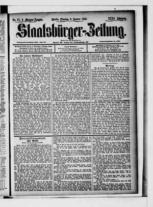 Staatsbürger-Zeitung vom 08.01.1895