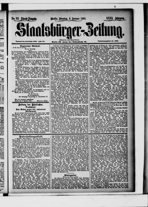 Staatsbürger-Zeitung vom 08.01.1895