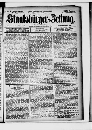 Staatsbürger-Zeitung on Jan 16, 1895