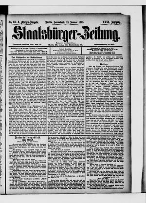 Staatsbürger-Zeitung vom 19.01.1895