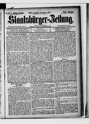 Staatsbürger-Zeitung vom 20.01.1895