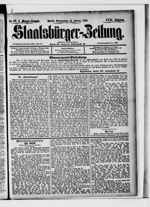 Staatsbürger-Zeitung vom 24.01.1895