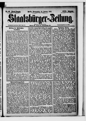 Staatsbürger-Zeitung vom 24.01.1895