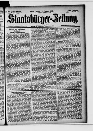 Staatsbürger-Zeitung on Jan 25, 1895