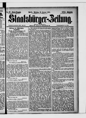 Staatsbürger-Zeitung on Jan 28, 1895
