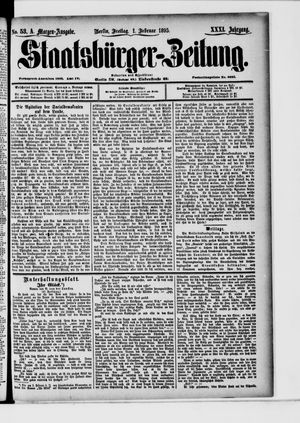 Staatsbürger-Zeitung vom 01.02.1895
