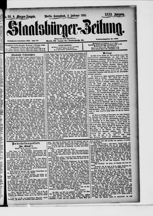 Staatsbürger-Zeitung on Feb 2, 1895