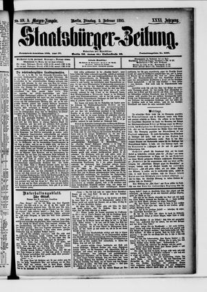 Staatsbürger-Zeitung vom 05.02.1895