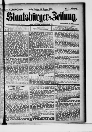 Staatsbürger-Zeitung vom 15.02.1895