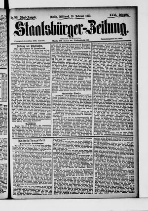Staatsbürger-Zeitung vom 20.02.1895