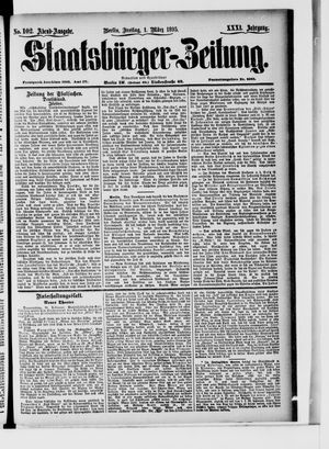 Staatsbürger-Zeitung vom 01.03.1895