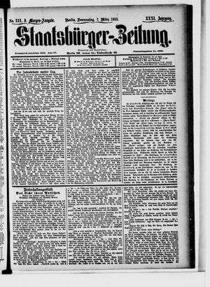 Staatsbürger-Zeitung on Mar 7, 1895