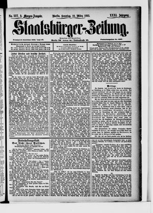 Staatsbürger-Zeitung on Mar 10, 1895