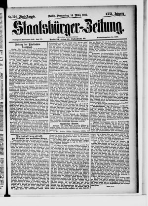 Staatsbürger-Zeitung vom 14.03.1895
