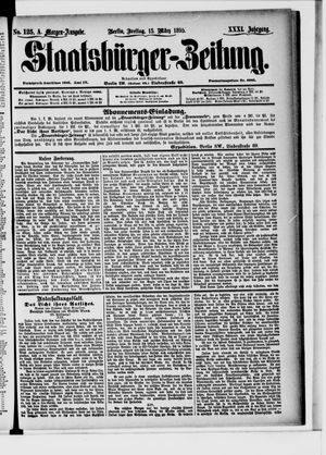 Staatsbürger-Zeitung on Mar 15, 1895