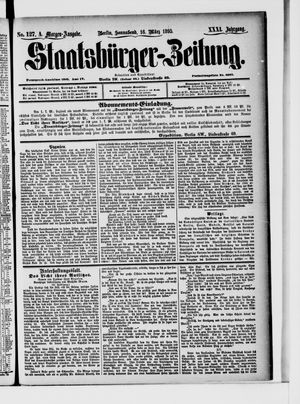 Staatsbürger-Zeitung on Mar 16, 1895