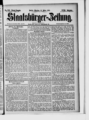 Staatsbürger-Zeitung on Mar 18, 1895