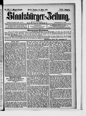 Staatsbürger-Zeitung vom 19.03.1895