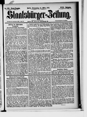 Staatsbürger-Zeitung vom 21.03.1895