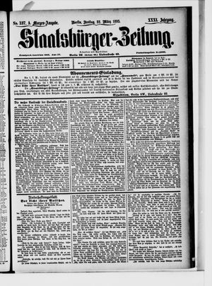 Staatsbürger-Zeitung on Mar 22, 1895