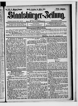 Staatsbürger-Zeitung on Mar 24, 1895