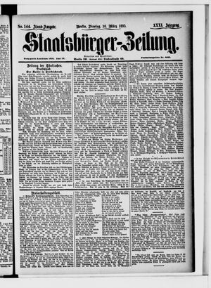 Staatsbürger-Zeitung vom 26.03.1895