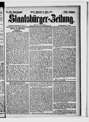 Staatsbürger-Zeitung on Mar 27, 1895