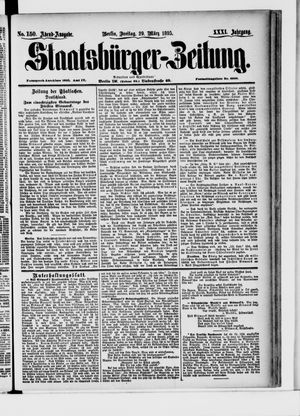 Staatsbürger-Zeitung vom 29.03.1895