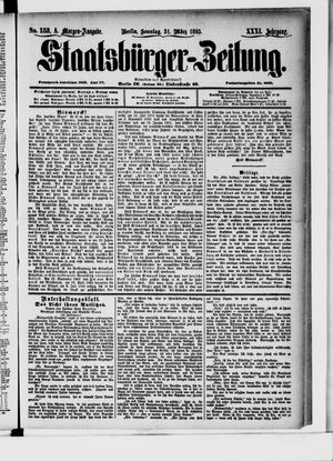 Staatsbürger-Zeitung vom 31.03.1895