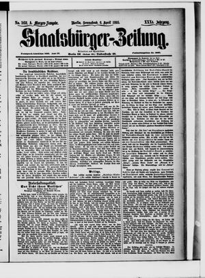 Staatsbürger-Zeitung on Apr 6, 1895