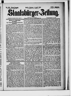 Staatsbürger-Zeitung vom 09.04.1895