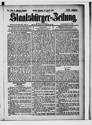 Staatsbürger-Zeitung vom 30.04.1895