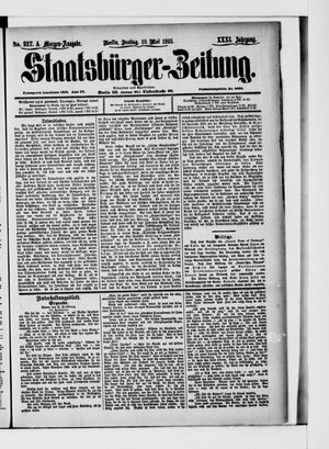 Staatsbürger-Zeitung on May 10, 1895