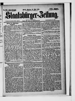 Staatsbürger-Zeitung on May 20, 1895