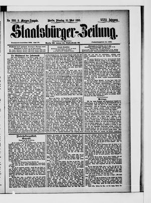 Staatsbürger-Zeitung on May 21, 1895
