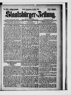 Staatsbürger-Zeitung vom 23.05.1895