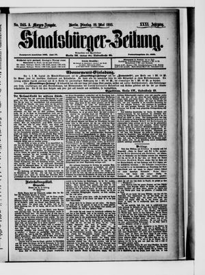 Staatsbürger-Zeitung vom 28.05.1895