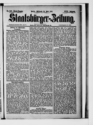 Staatsbürger-Zeitung vom 29.05.1895