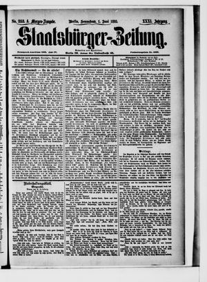 Staatsbürger-Zeitung vom 01.06.1895