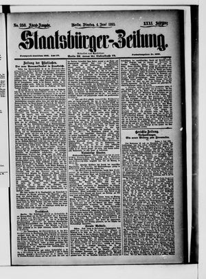 Staatsbürger-Zeitung on Jun 4, 1895