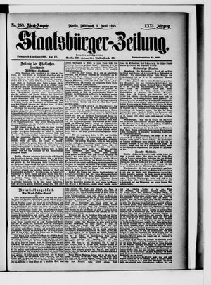 Staatsbürger-Zeitung on Jun 5, 1895