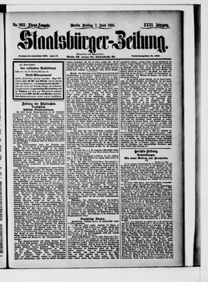 Staatsbürger-Zeitung on Jun 7, 1895