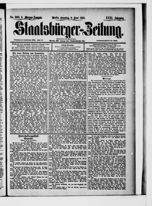 Staatsbürger-Zeitung vom 09.06.1895