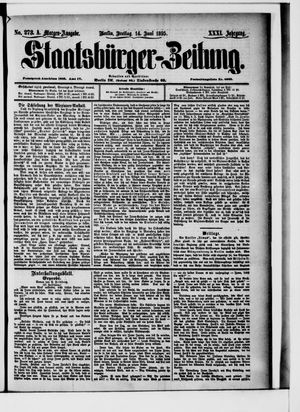 Staatsbürger-Zeitung on Jun 14, 1895