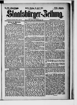 Staatsbürger-Zeitung vom 18.06.1895