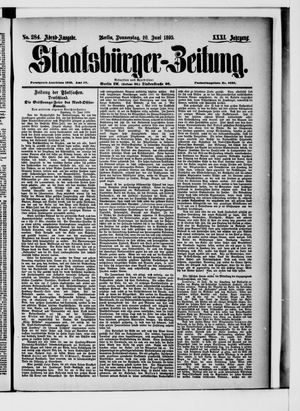 Staatsbürger-Zeitung on Jun 20, 1895