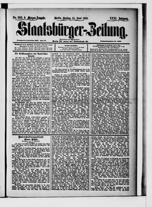 Staatsbürger-Zeitung vom 21.06.1895