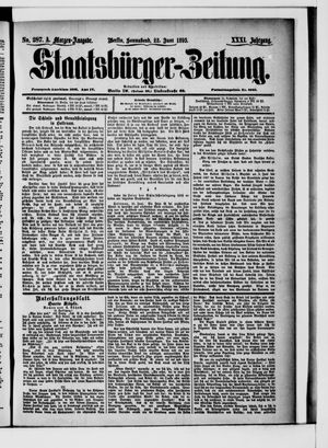 Staatsbürger-Zeitung vom 22.06.1895